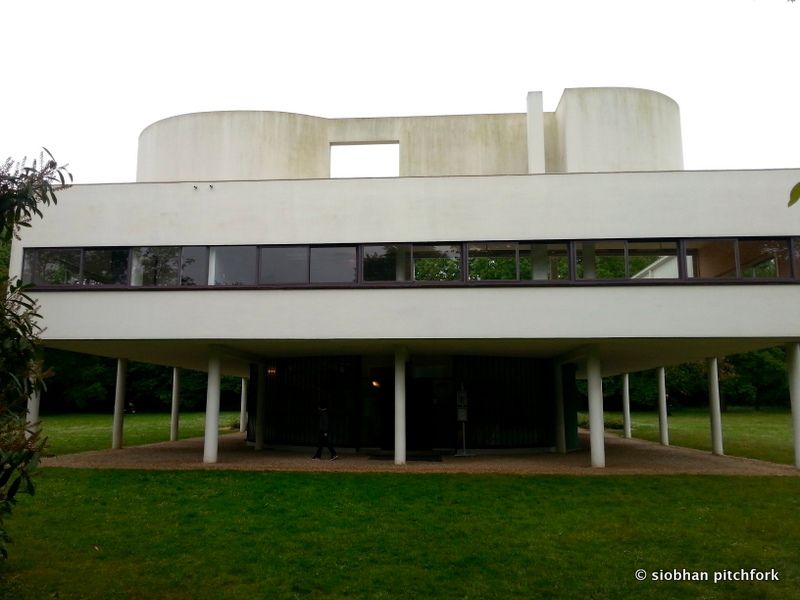 Villa Savoye in Paris designed by Le Corbusier