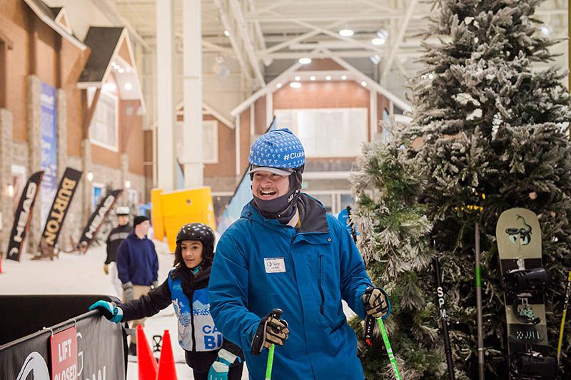 Skiier at Big Snow American Dream