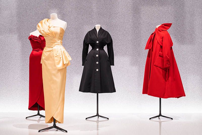 Christian Dior Designer of Dreams exhibition dresses