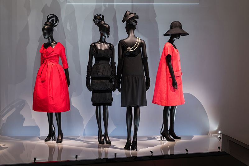 Christian Dior Designer of Dreams exhibition dresses