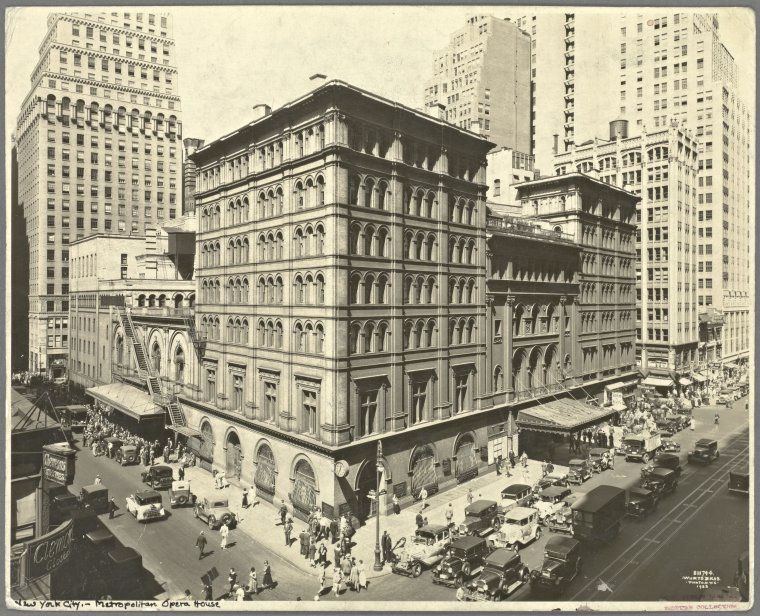 New York Society new opera house, the Met