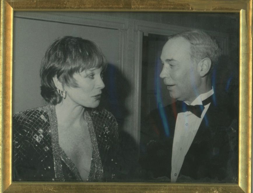 Shirley Maclaine with Hughie McWeir