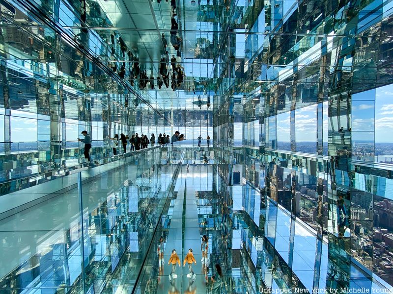 One Vanderbilt Observation Deck Air mirrored room