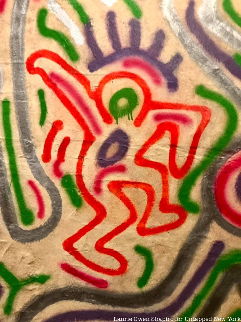 Keith Haring mural at City Center in New York City