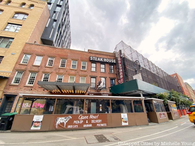 Old Homestead Steakhouse in the Gansevoort Market Historic District