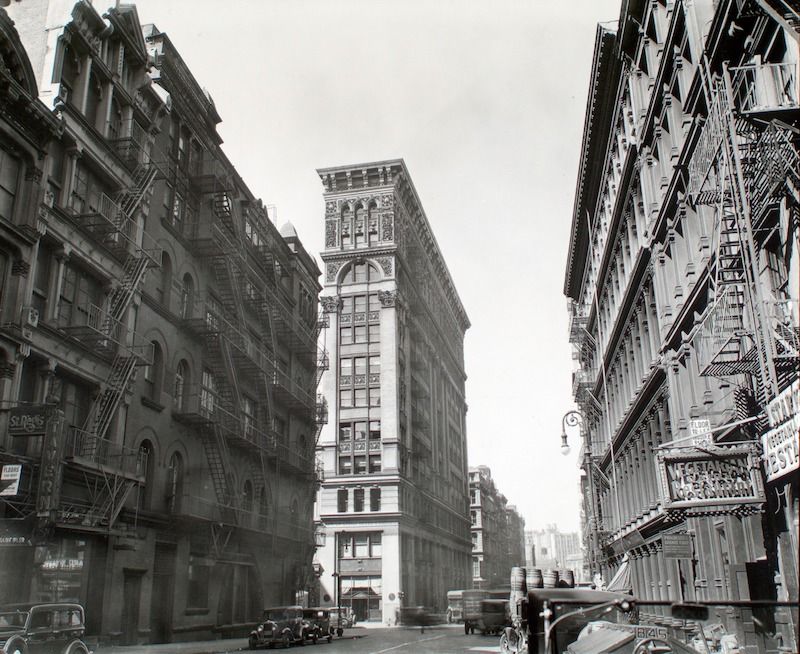 Broadway near Broome Street in 1935