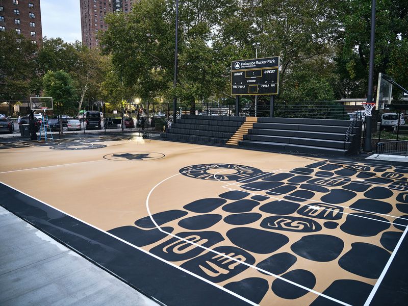 The Warrior at Greg Marius Court in Rucker Park. Photo by Jon Lopez.