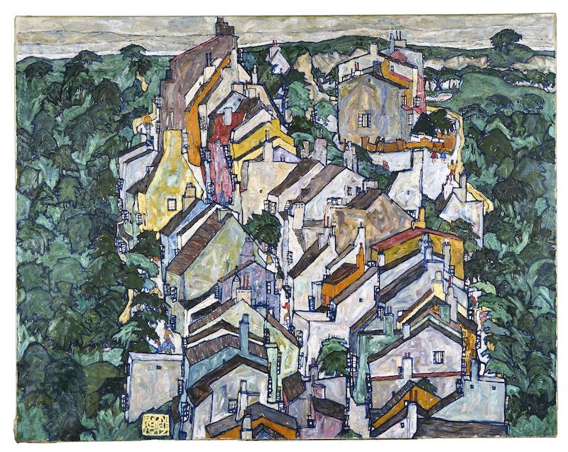 Town Among the Greenery by Egon Shiele