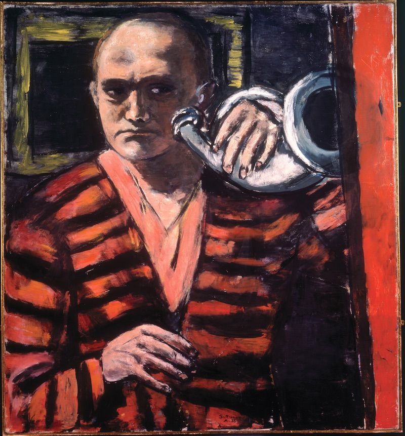 Self portrait by Max Beckmann