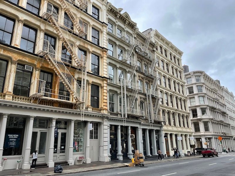 cast iron architecture in Soho