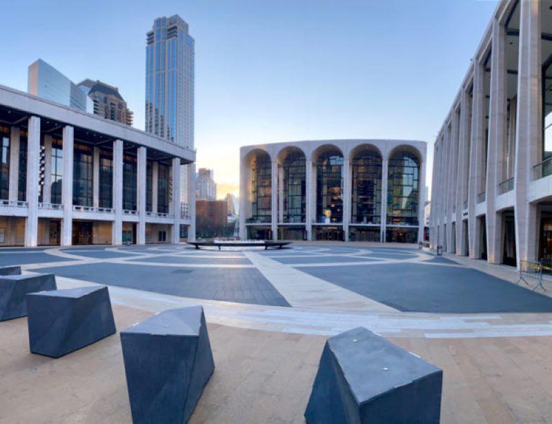 Lincoln Center during lockdown