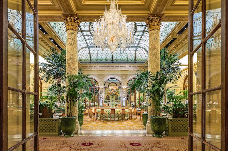 The Palm Court at the Plaza Hotel