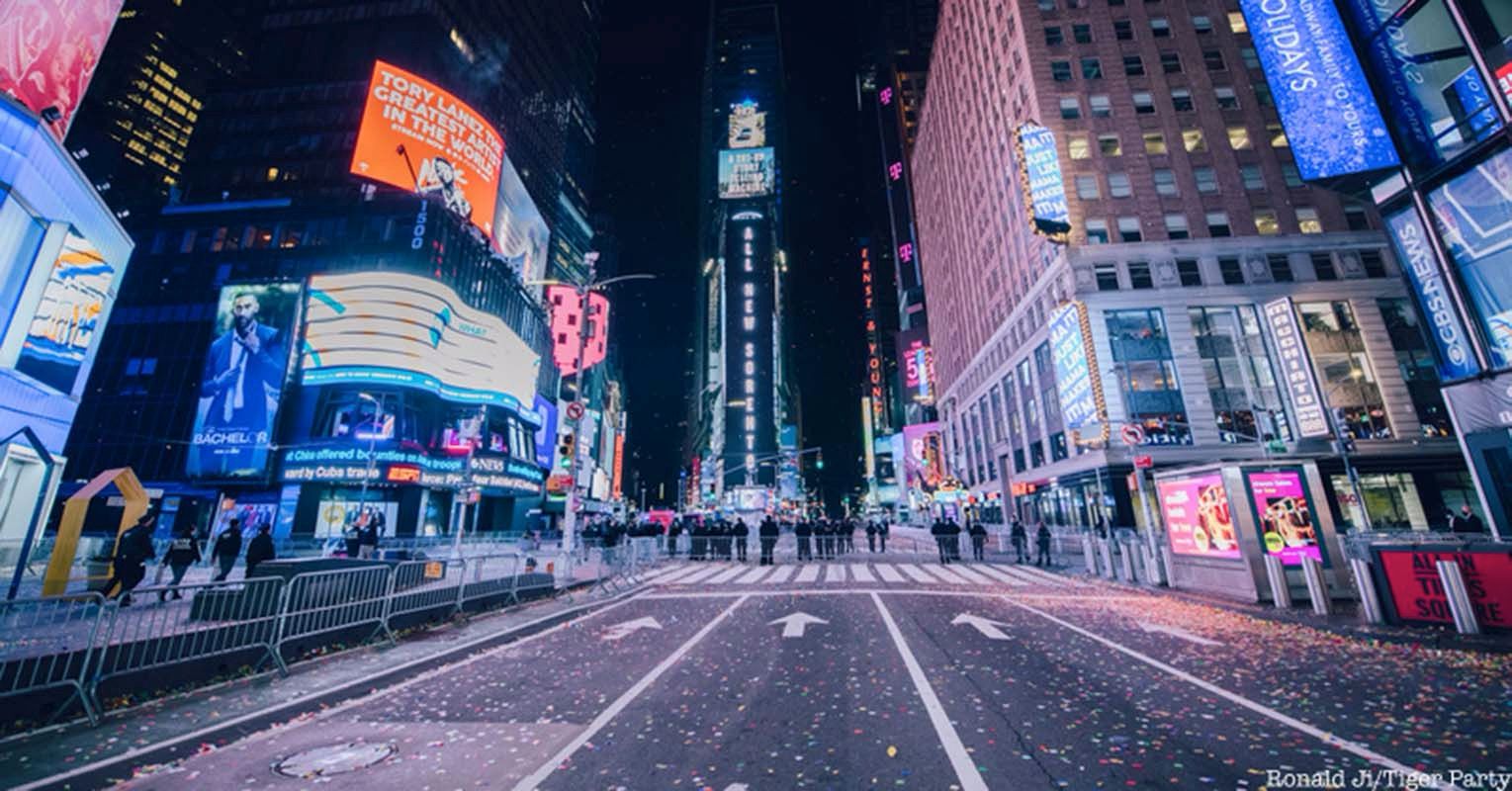 Times Square at night