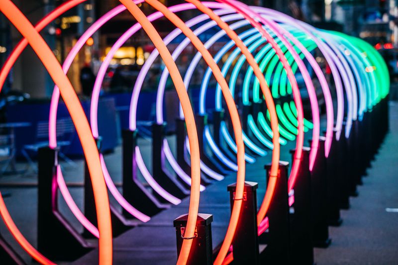 Glowing Tunnel Passage in Garment District