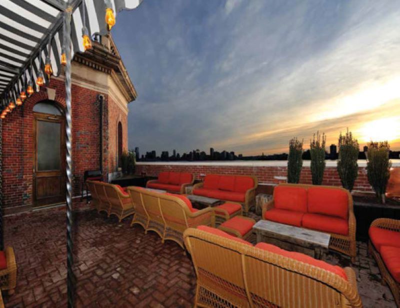 The rooftop of the Jane Hotel as featured in Tarajia Morell's book