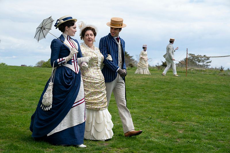 A scene in a Newport cottage, The Gilded Age filming locations