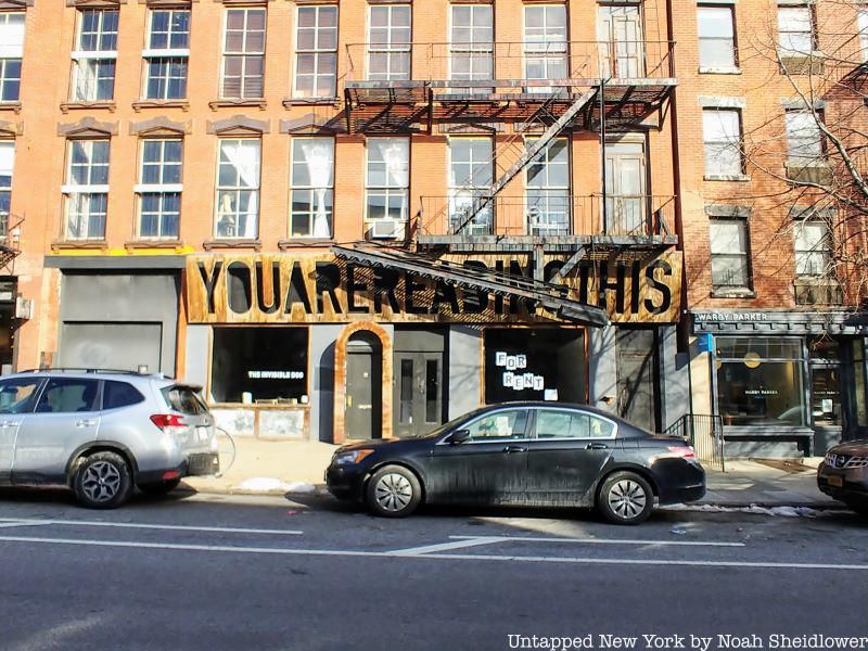 You are reading this sign in Boerum Hill