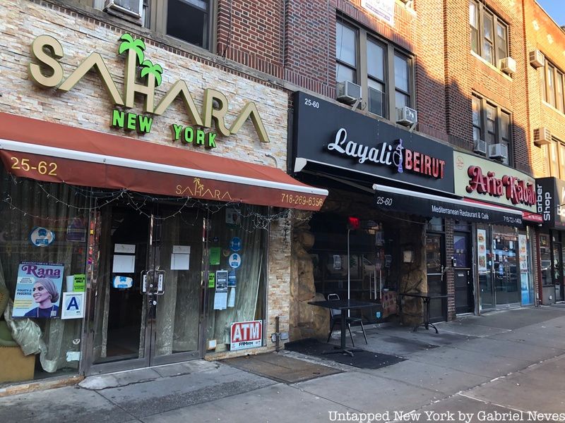 Examples of some businesses located along Steinway Street