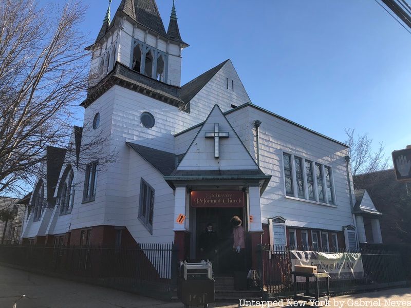 Original Steinway reformed church in Steinway Village