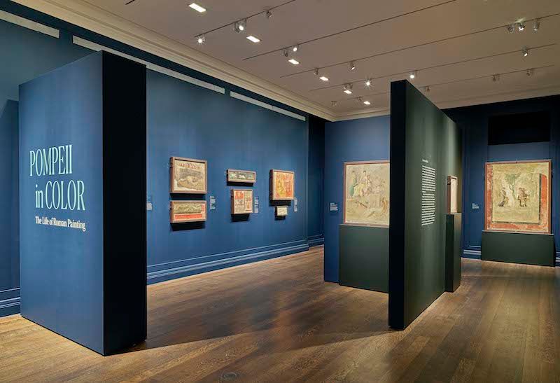 Installation view of Pompeii in Color