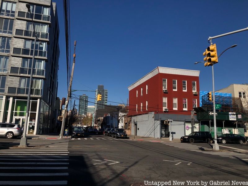 intersection in long island city just a few blocks from the 7 train