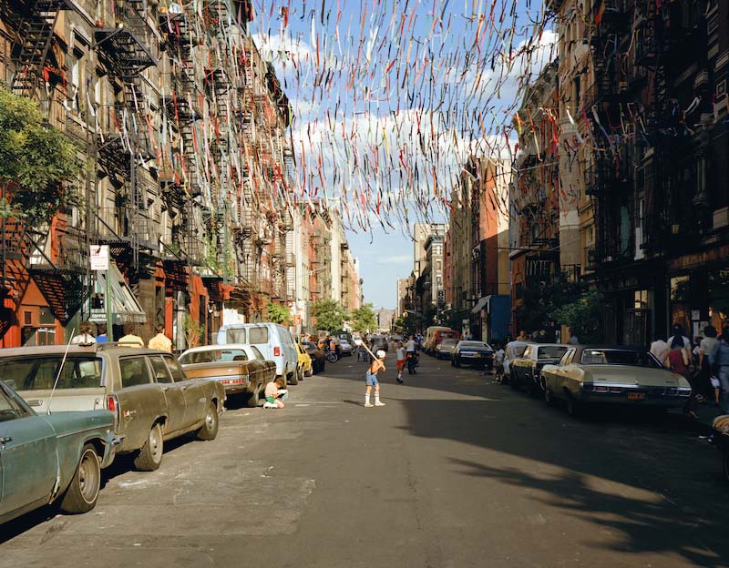 a street in the Lower East Side in 1980