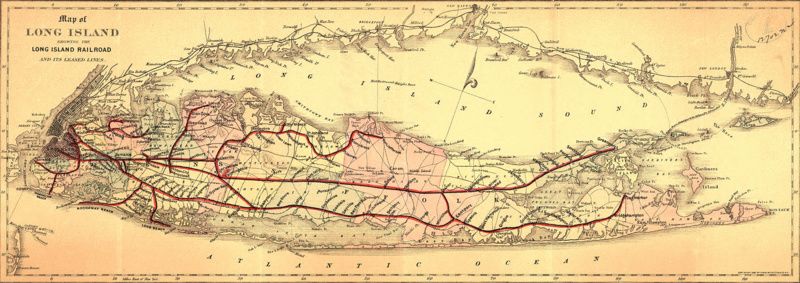 1882 map of LIRR