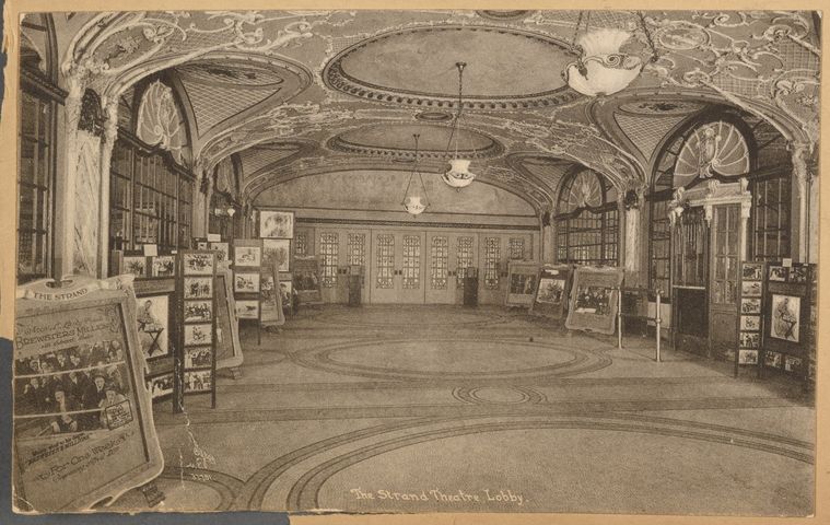 archival photo inside the Palace theatre