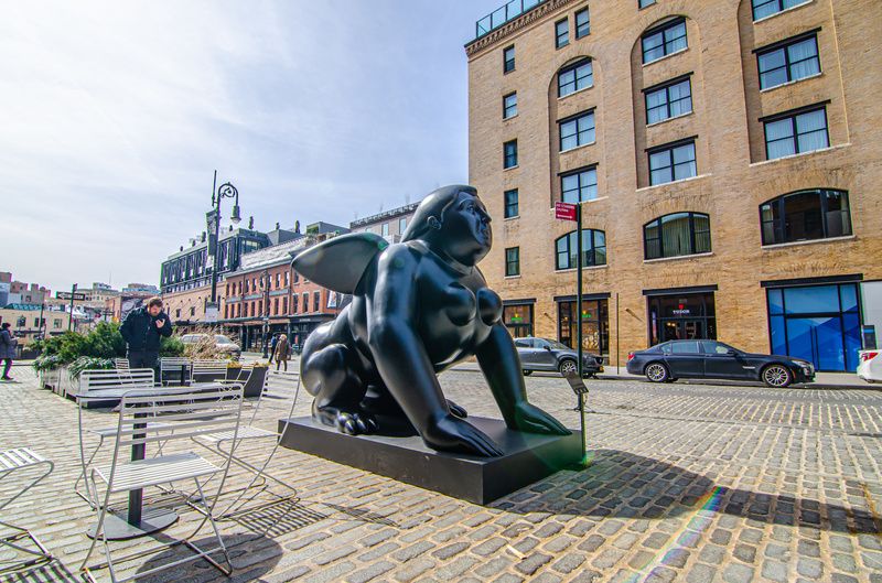 Sphinx sculpture by Fernando Botero