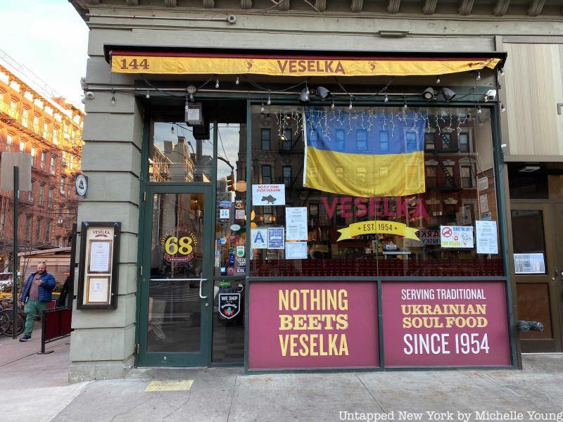 Veselka, one of several Ukrainian places in the East Village