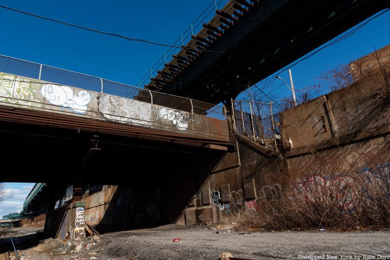 Interborough Express tracks