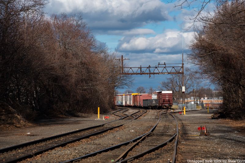 Interborough Express tracks