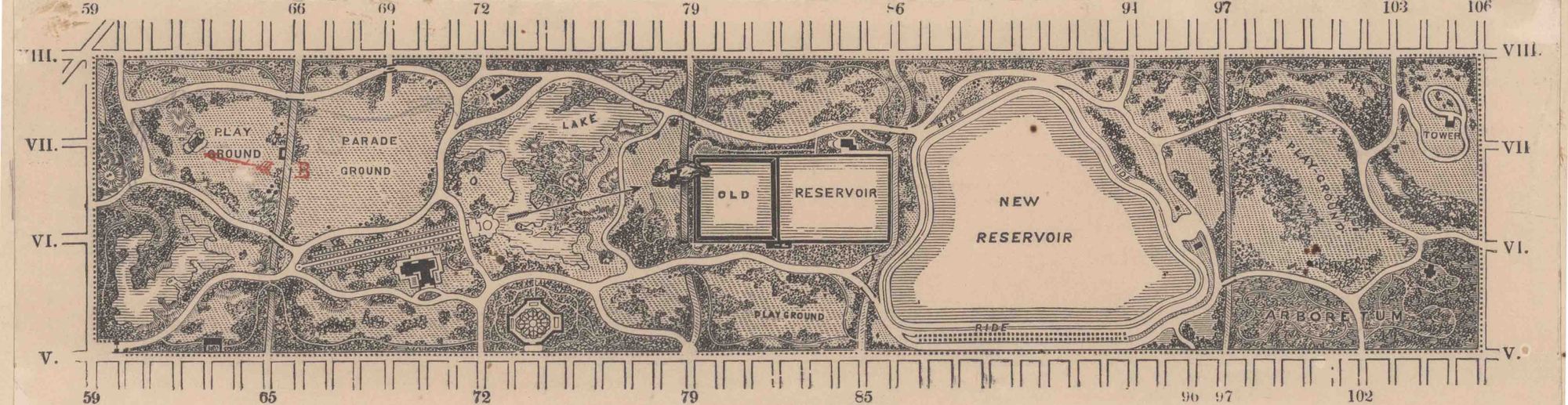 greensward plan by Olmdsted