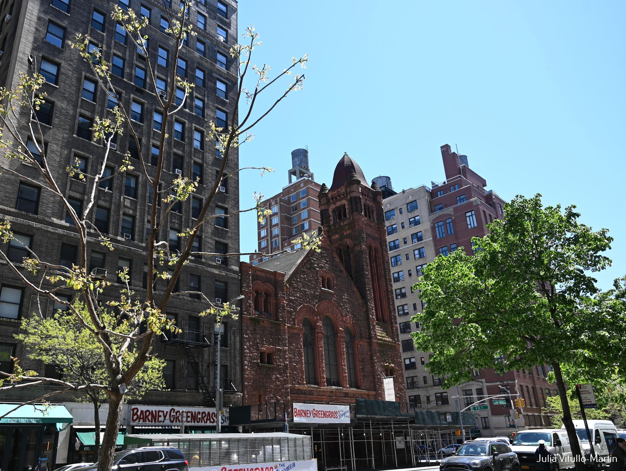 West Park Presbyterian Church along Amsterdam Avenue. 