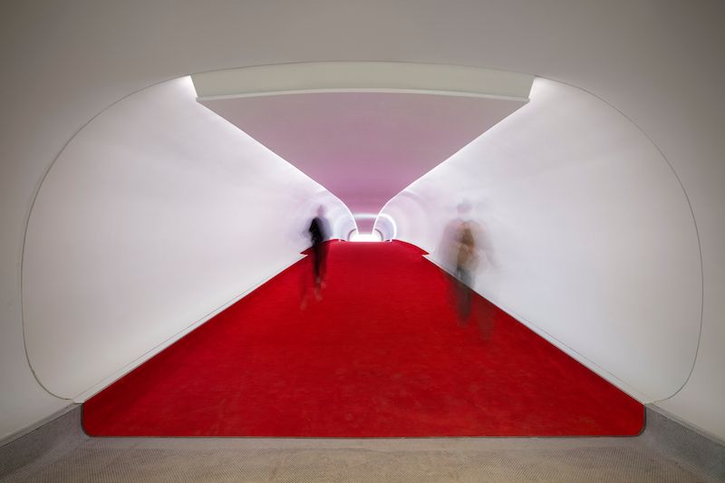 flight tube at the TWA Hotel