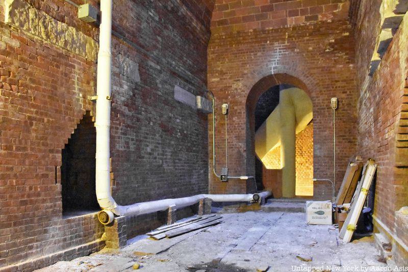 Washington Square Park arch interior landing