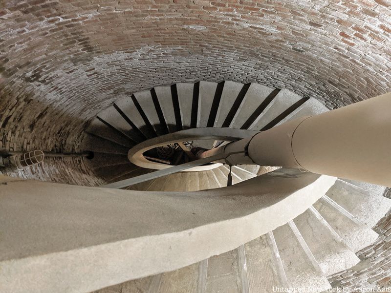 Washington Square Park arch interior staircase