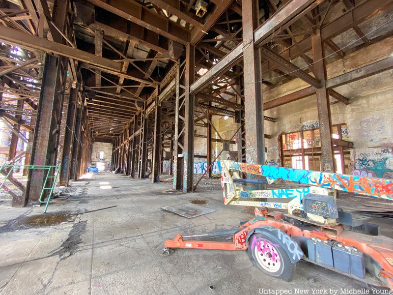 Inside the boiler room at Glenwood Power Plant