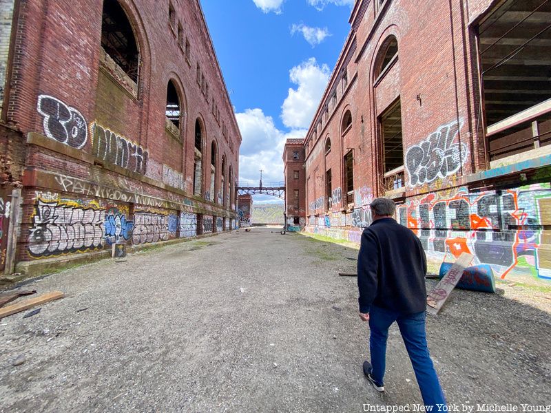 Brian Lindsey walking at Glenwood Power Plant