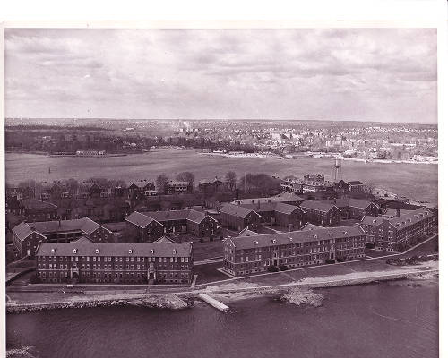 Image of Fort Slocum buildings, located in New Rochelle, NY