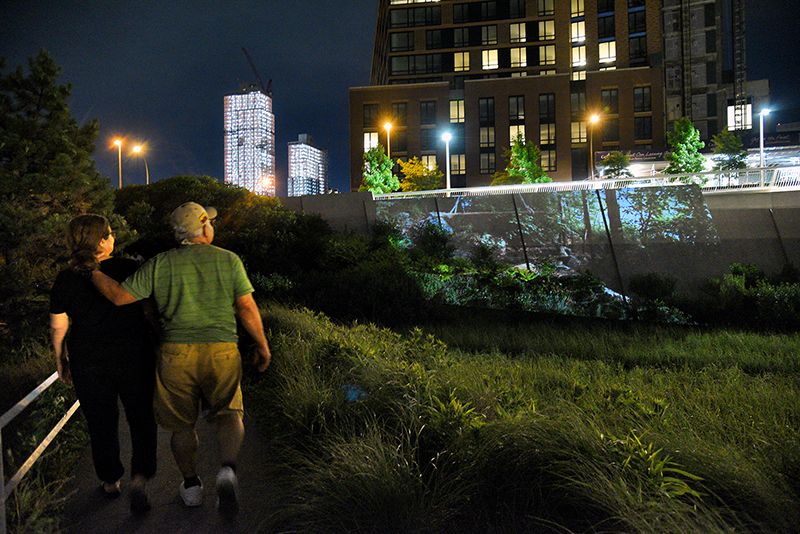 Video installation at Hunters Point South Park