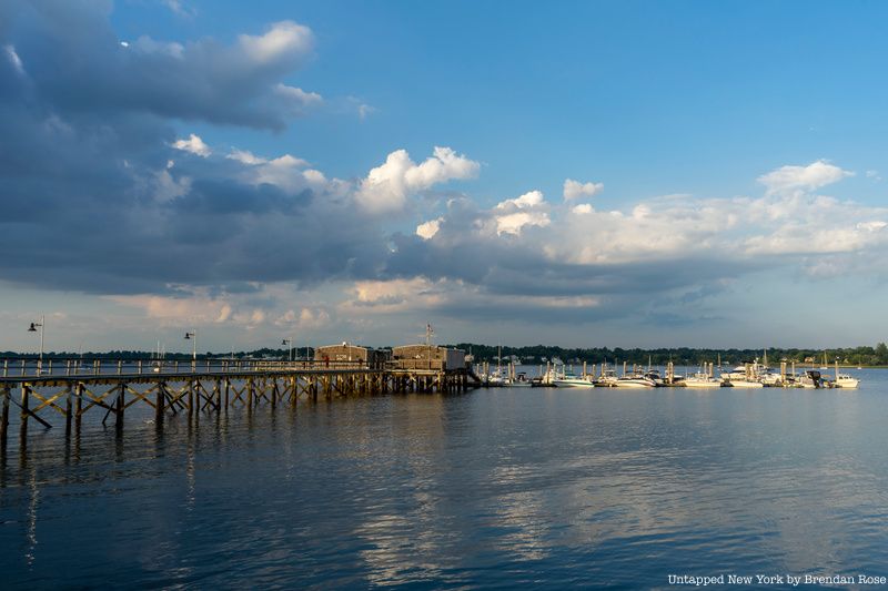 A portion of Bayside's harbor.