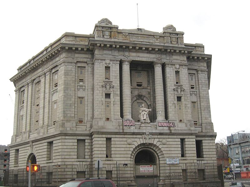 The abandoned bronx borough courthouse