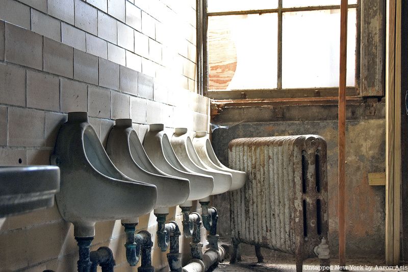 Abandoned Baggage and Dormitory Building on Ellis Island