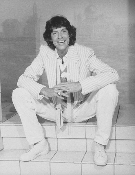 Director / choreographer Tommy Tune  on the set of the Broadway musical Nine