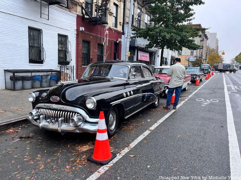 Vintage buick on set of Marvelous Mrs. Maisel