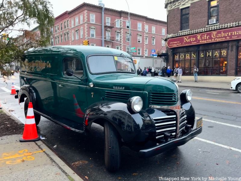 Vintage dodge truck on set of Marvelous Mrs. Maisel