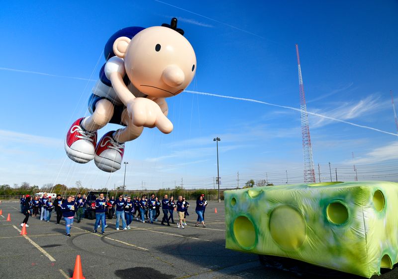 Balloonfest 2022 before the Macy's Thanksgiving Day Parade