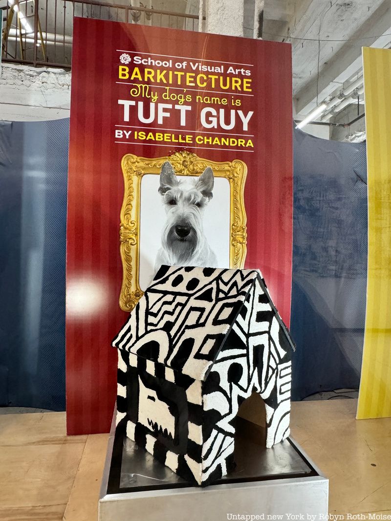 Barkitecture doghouse at 75 Rockefeller