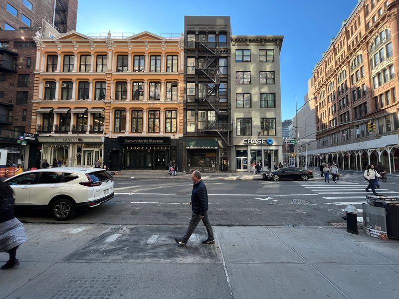 Cast iron architecture at 827-831 Broadway south of union square